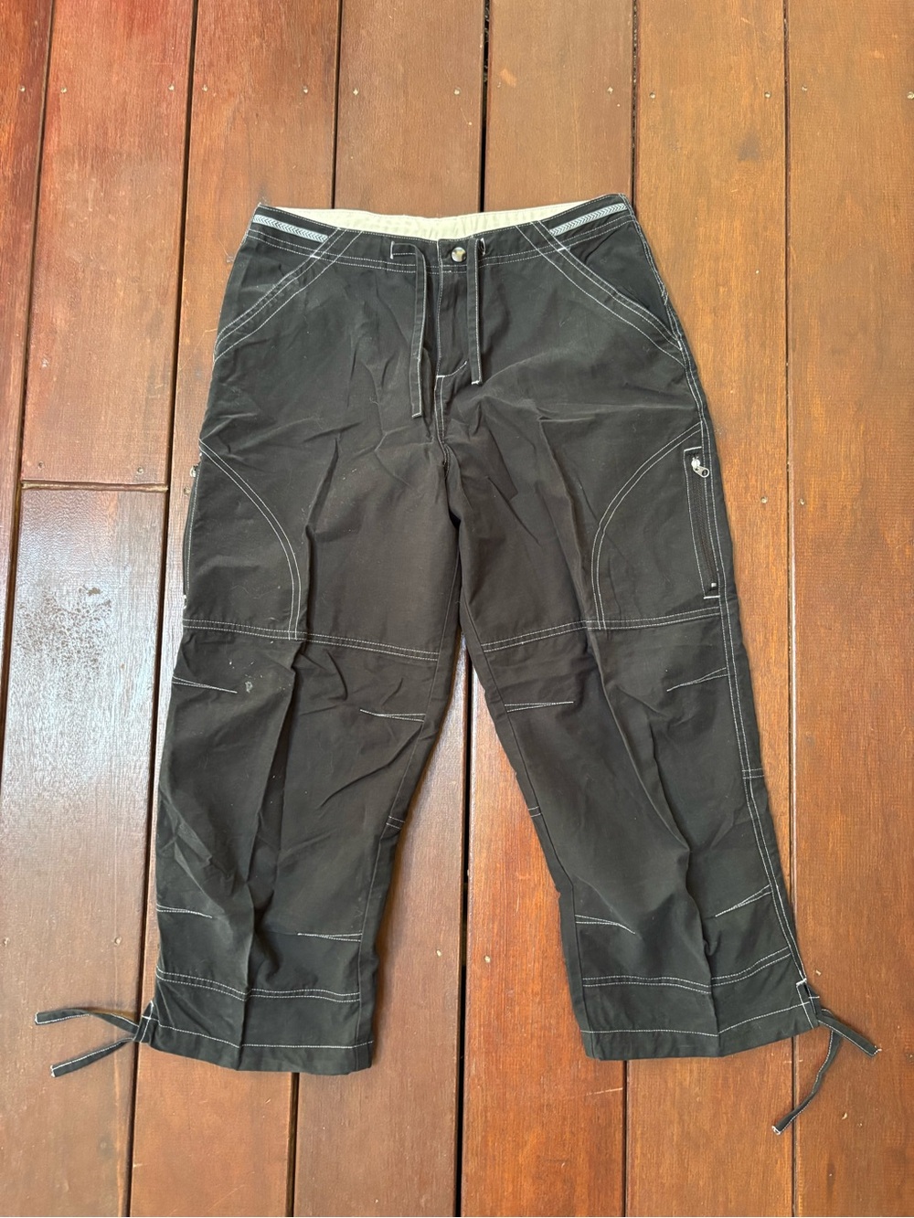 Kuhl Dry Capri Crop Women's Medium Pants Hiking Trail Outdoor Dark Gray